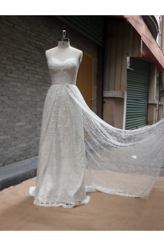 Sheath/Column Sweetheart Lace Bridal Wedding Dresses WD010661 Sheath/Column Sweetheart Lace Bridal Wedding Dresses WD010661