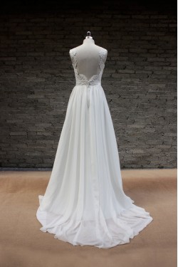 A-line Lace Bridal Wedding Dresses WD010662
