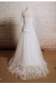 A-line Sweetheart Lace and Tulle Bridal Wedding Dresses WD010666