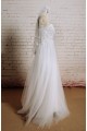 A-line Sweetheart Lace and Tulle Bridal Wedding Dresses WD010666
