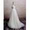 A-line Lace and Tulle Bridal Wedding Dresses WD010672