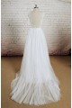 A-line V-neck Lace Bridal Wedding Dresses WD010674