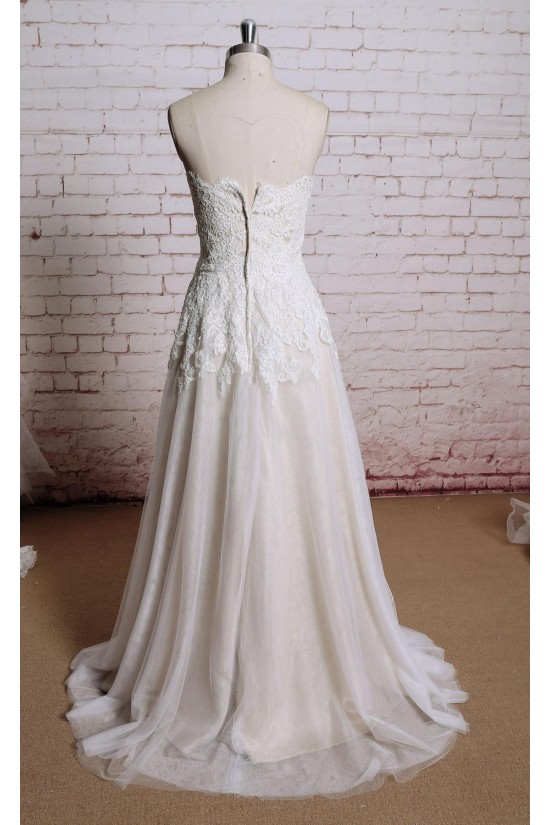 A-line Sweetheart Lace Bridal Wedding Dresses WD010675 A-line Sweetheart Lace Bridal Wedding Dresses WD010675