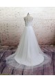 A-line Lace and Tulle Bridal Wedding Dresses WD010678