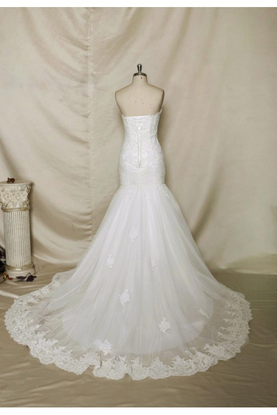 Trumpet/Mermaid Sweetheart Lace Bridal Wedding Dresses WD010679 Trumpet/Mermaid Sweetheart Lace Bridal Wedding Dresses WD010679