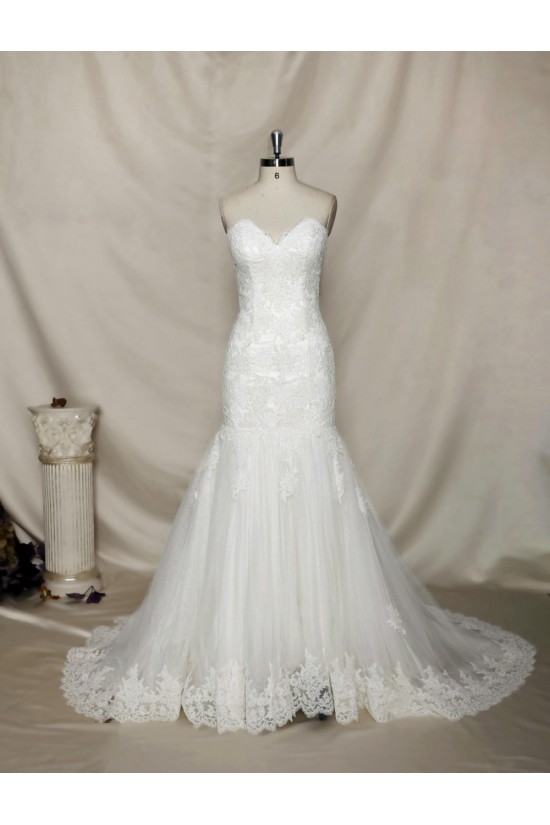Trumpet/Mermaid Sweetheart Lace Bridal Wedding Dresses WD010679 Trumpet/Mermaid Sweetheart Lace Bridal Wedding Dresses WD010679