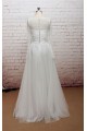 A-line Long Sleeves Lace and Tulle Bridal Wedding Dresses WD010681 A-line Long Sleeves Lace and Tulle Bridal Wedding Dresses WD010681