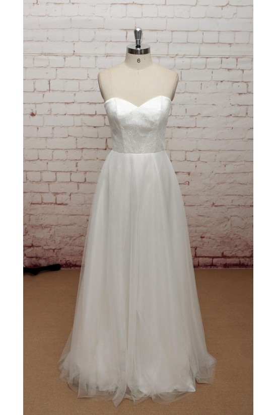A-line Long Sleeves Lace and Tulle Bridal Wedding Dresses WD010681 A-line Long Sleeves Lace and Tulle Bridal Wedding Dresses WD010681