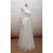 A-line Long Sleeves Lace and Tulle Bridal Wedding Dresses WD010681