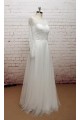 A-line Long Sleeves Lace and Tulle Bridal Wedding Dresses WD010681 A-line Long Sleeves Lace and Tulle Bridal Wedding Dresses WD010681