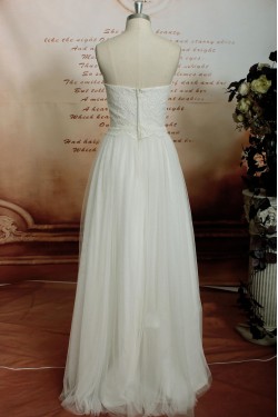 A-line Sweetheart Lace and Tulle Bridal Wedding Dresses WD010682