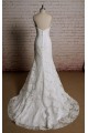 Trumpet/Mermaid Spaghetti Strap Lace Bridal Wedding Dresses WD010684
