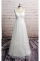 A-line V-neck Bridal Wedding Dresses WD010686