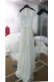 A-line Lace and Chiffon Bridal Wedding Dresses WD010691