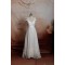 A-line Lace Short Sleeves Bridal Wedding Dresses WD010692