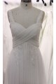 A-line Straps Lace and Tulle Bridal Wedding Dresses WD010699