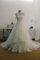 A-line Beaded Lace Bridal Wedding Dresses WD010700