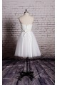 Ball Gown Sweetheart Short Lace and Tulle Bridal Gown Wedding Dress WD010701