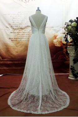 A-line Straps Lace Bridal Gown Wedding Dress WD010703