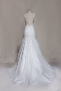 Trumpet/Mermaid Straps Lace Bridal Gown Wedding Dress WD010704