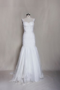 Trumpet/Mermaid Straps Lace Bridal Gown Wedding Dress WD010704