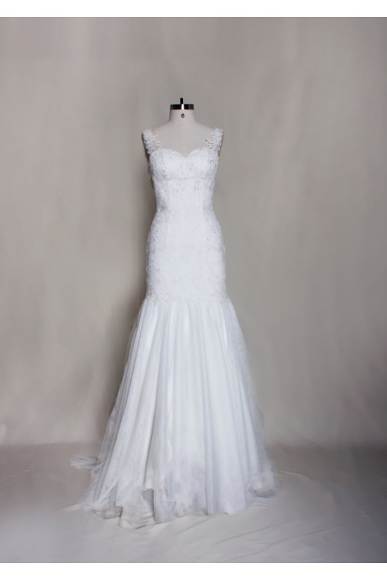 Trumpet/Mermaid Straps Lace Bridal Gown Wedding Dress WD010704 Trumpet/Mermaid Straps Lace Bridal Gown Wedding Dress WD010704