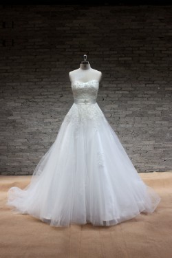 A-line Sweetheart Lace Bridal Gown Wedding Dress WD010706