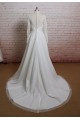 A-line Long Sleeves Lace Bridal Gown Wedding Dress WD010708