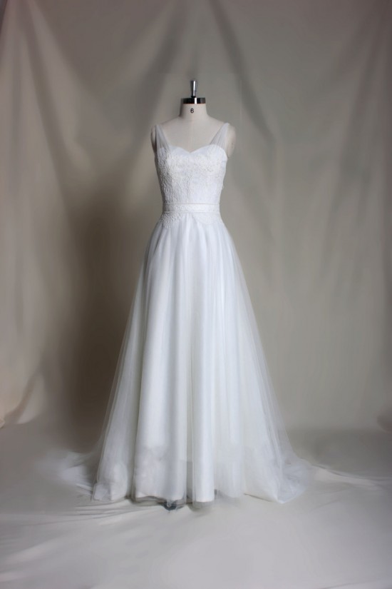 A-line Straps Lace Bridal Gown Wedding Dress WD010709 A-line Straps Lace Bridal Gown Wedding Dress WD010709