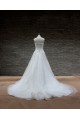 A-line Strapless Lace Bridal Gown Wedding Dress WD010710