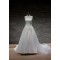A-line Strapless Lace Bridal Gown Wedding Dress WD010710