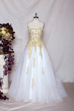 A-line Sweetheart Lace Bridal Gown Wedding Dress WD010714