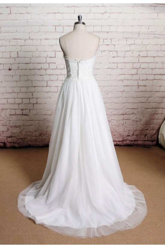 A-line Sweetheart Lace Bridal Gown Wedding Dress WD010715 A-line Sweetheart Lace Bridal Gown Wedding Dress WD010715