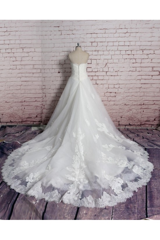 A-line Sweetheart Lace Bridal Gown Wedding Dress WD010720