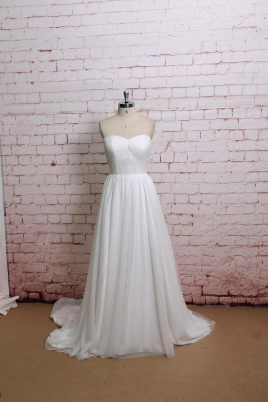 A-line Sweetheart Bridal Gown Wedding Dress WD010725