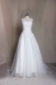 A-line Strapless Lace Bridal Gown Wedding Dress WD010726