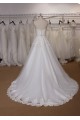 A-line Strapless Lace Bridal Gown Wedding Dress WD010729