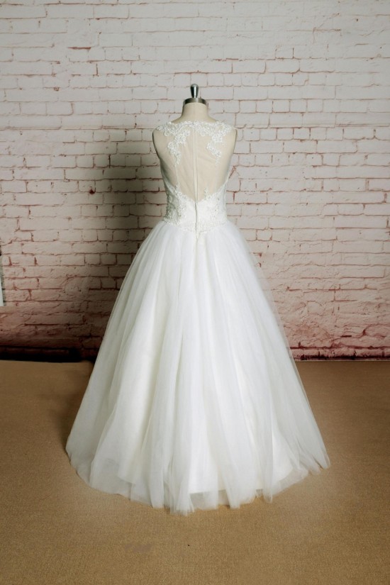 Ball Gown Lace Bridal Gown Wedding Dress WD010732