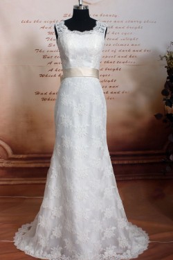 Trumpet/Mermaid Straps Lace Bridal Gown Wedding Dress WD010733