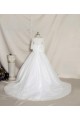 A-line Half Sleeves Lace Bowknot Bridal Gown Wedding Dress WD010736 A-line Half Sleeves Lace Bowknot Bridal Gown Wedding Dress WD010736