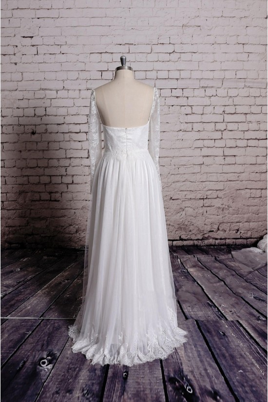 A-line Long Sleeves Lace Bridal Gown Wedding Dress WD010738 A-line Long Sleeves Lace Bridal Gown Wedding Dress WD010738
