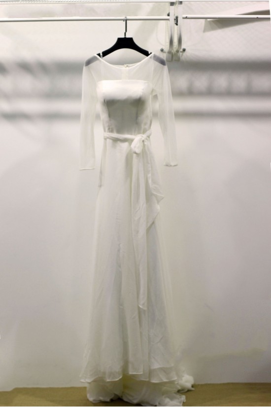 A-line Long Sleeves Bridal Gown Wedding Dress WD010739 A-line Long Sleeves Bridal Gown Wedding Dress WD010739