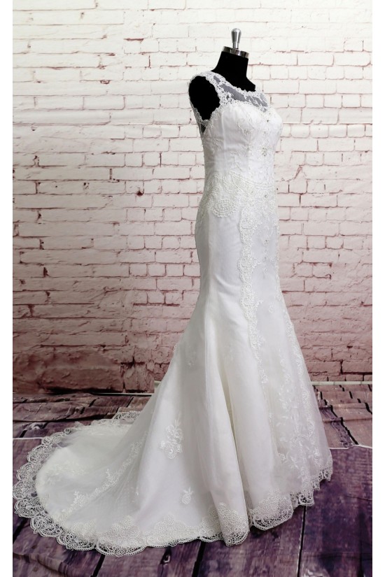 Trumpet/Mermaid Lace Bridal Gown Wedding Dress WD010743