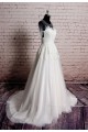 A-line Lace and Tulle Bridal Gown Wedding Dress WD010744