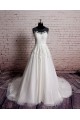 A-line Lace and Tulle Bridal Gown Wedding Dress WD010744