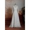A-line Long Sleeves V-neck Lace Bridal Gown Wedding Dress WD010745