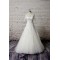 A-line Short Sleeves Lace Bridal Gown Wedding Dress WD010748