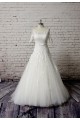 A-line Short Sleeves Lace Bridal Gown Wedding Dress WD010748 A-line Short Sleeves Lace Bridal Gown Wedding Dress WD010748