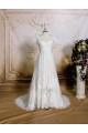 A-line Short Sleeves Lace Bridal Gown Wedding Dress WD010749 A-line Short Sleeves Lace Bridal Gown Wedding Dress WD010749