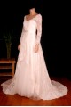 A-line V-neck Long Sleeves Lace Bridal Gown Wedding Dress WD010751
